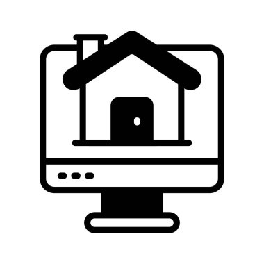 Çevrimiçi özellik listeleme ekranının büyüleyici bir simgesi