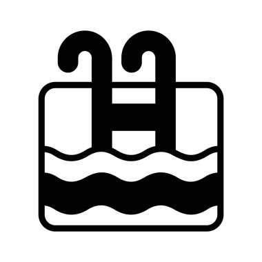 Su dalgaları ile merdiven inanılmaz bir sembol.