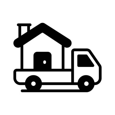 Ev değiştirme servisi için bu kabartma simgesine bakın