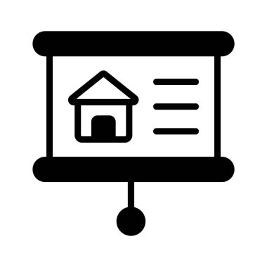 Ev sunum tahtası için bu sembol simgesine bir göz atın