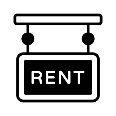 Evin dışındaki kira tahtasının simgesine bak.