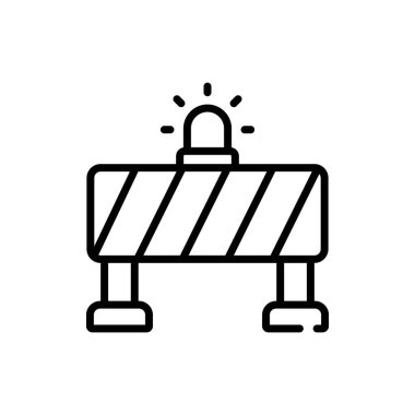 Yol kenarındaki bariyerin ana hatlarına bir bakın.