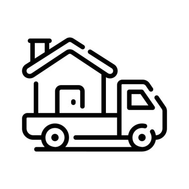 Ev taşıma servisi için bu özet simgesine bakın