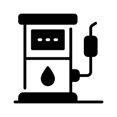 Benzin pompasının kişiselleştirilebilir bir simgesi