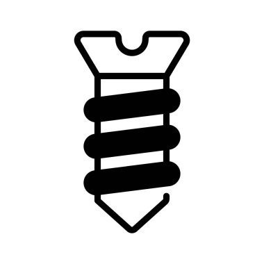 Premium kullanıma hazır, vida tırnağı gösteren bir simge