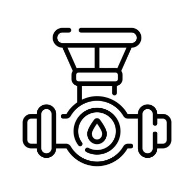 Su boru hattının kullanışlı simgesine bir bakın.