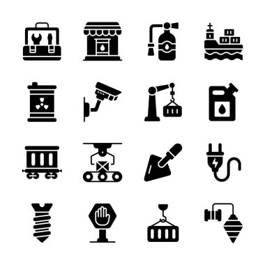 Üretim servisi kabartma biçimindeki simgeleri kullanmaya hazır