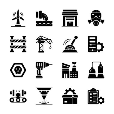 Yaratıcı bir şekilde tasarlanmış endüstriyel hizmetler paketi, prim kullanımına hazır.