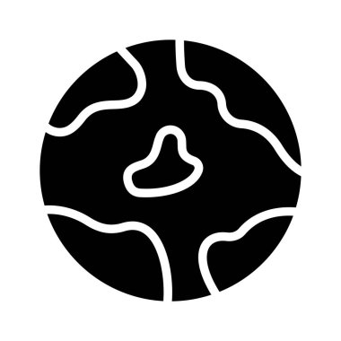 Dünya küresinin modaya uygun bir simgesi.