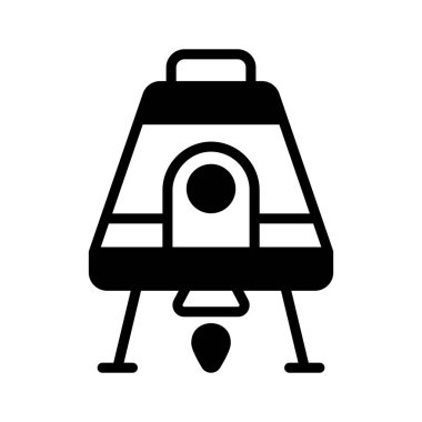 Uzay kapsülü kapsülünün modern bir simgesi