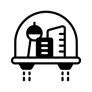 Yüzen şehir habitatının görsel çekiciliği simgesi