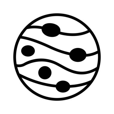 Küçük civa gezegeninin modern bir simgesi.