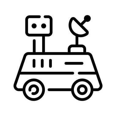 Ay gezgini aracının doğrusal simgesini düzenlemek kolay