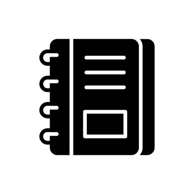 Kişisel günlük defterinin iyi hazırlanmış kabartma simgesi