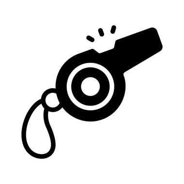 Renkli spor ıslığının bir simgesi