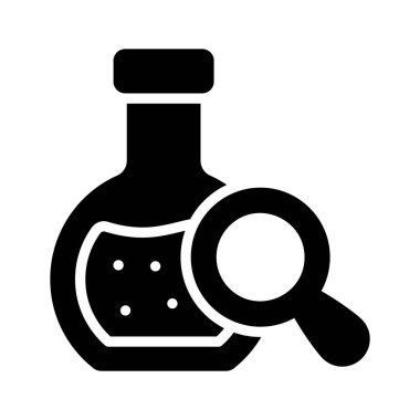 Etkin laboratuvar araştırma büyütecinin bir simgesi.