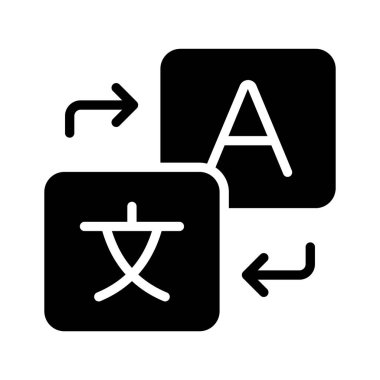 Dil öğrenmeyi gösteren birinci sınıf bir simge