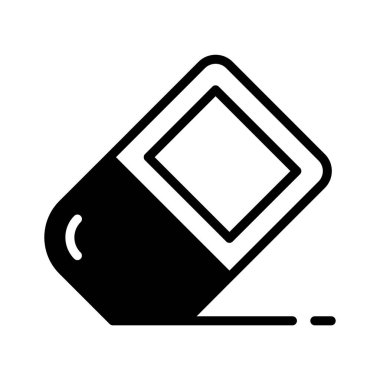 Okul silgisinin düzenlenebilir simgesi