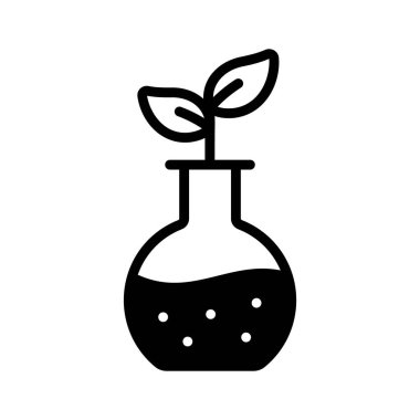 Bitki araştırmalarının sembolü, düzenlemesi kolay.