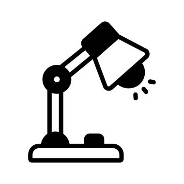 Çalışma masası lambasının kabartma simgesini düzenlemek kolay