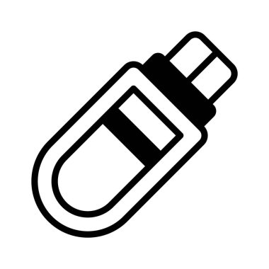 USB depolama aygıtının iyi hazırlanmış simgesi