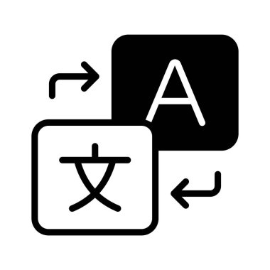 Dil öğrenmeyi gösteren birinci sınıf bir simge