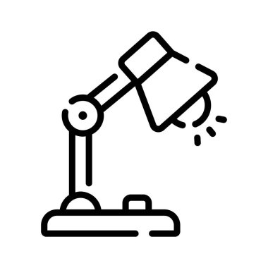 Çalışma masası lambasının ana hatlarını düzenlemek kolay