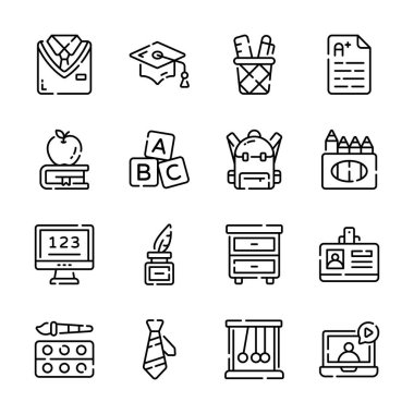 Bu inanılmaz bilim ve bilgi özet simgelerini kontrol edin