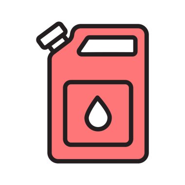 Yağ kutusu simgesi taslak biçiminde tasarlandı