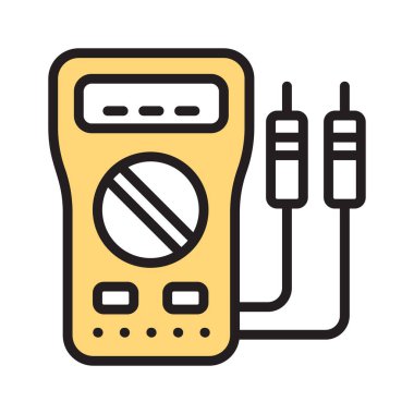 Voltmetrenin dış hat biçimi simgesini kullanmaya hazır