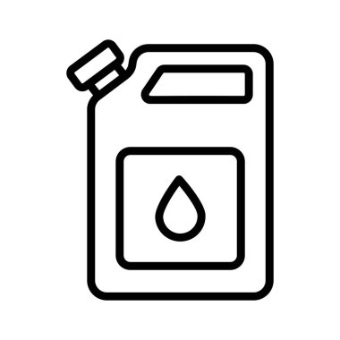 Yağ kutusu simgesi taslak biçiminde tasarlandı