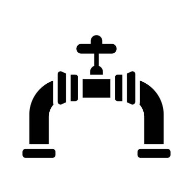 Gaz boru hattının görsel çekicilik simgesi