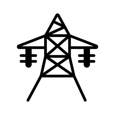 İşte elektrik direğinin bir simgesi.