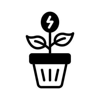 Biyokütle enerji kaynağının kabartma biçimi simgesine bakın