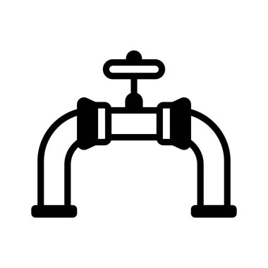 Gaz boru hattının görsel çekicilik simgesi
