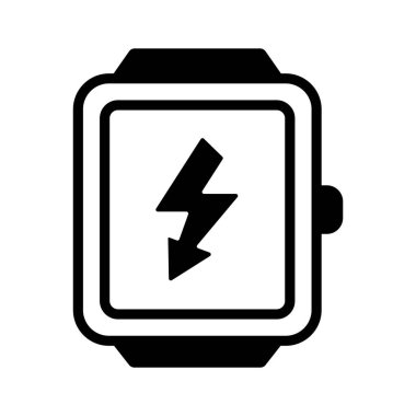 Burada elektrikli saati gösteren bir kabartma simgesi var