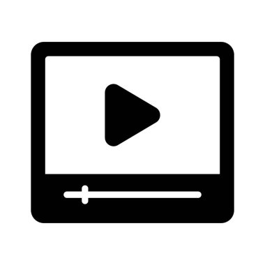 Olay video kaydının iyi dizayn edilmiş simgesi