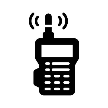 Olay telsizini gösteren premimium simgesi