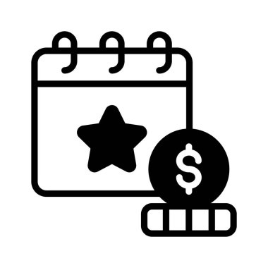 Olay maliyetini kabartma biçiminde gösteren bir simge