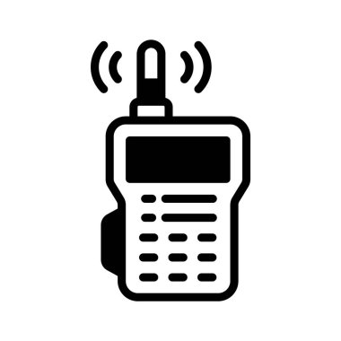 Olay telsizini gösteren premimium simgesi