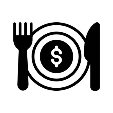 Olay bütçesini gösteren düzenlenebilir bir simge