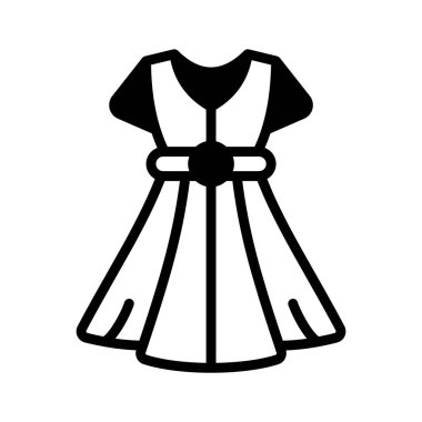 Zarif olay elbisesinin katı bir simgesi