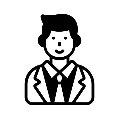 Profesyonel olay yöneticisini gösteren somut bir biçim simgesi