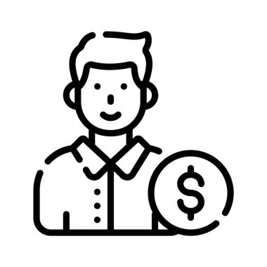 Olay yöneticisinin bütçe planını gösteren doğrusal bir simge