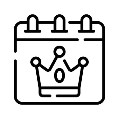 Bir kraliyet olayını doğrusal olarak simgeleyen simge