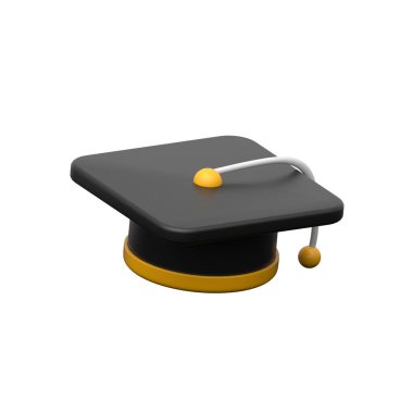 Akademik Seremoni ve Başarı, havan tahtasının 3d simgesi