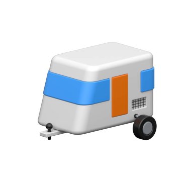 Karavan karavanının bu inanılmaz simgesini 3D tasarım tarzında indir