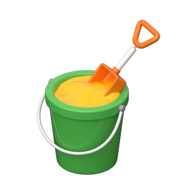 Şu muhteşem kum kovasına bakın. Modern tarzda.