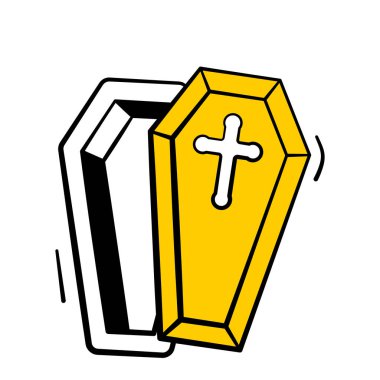 Tabutun bu yaratıcı simgesine bir bakın, birinci sınıf kullanıma hazır.