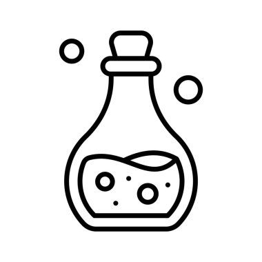 Cadılar Bayramı temalı ve cadılar için iksirli sihirli matara